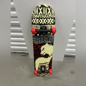 Skateboard with Red Wheels